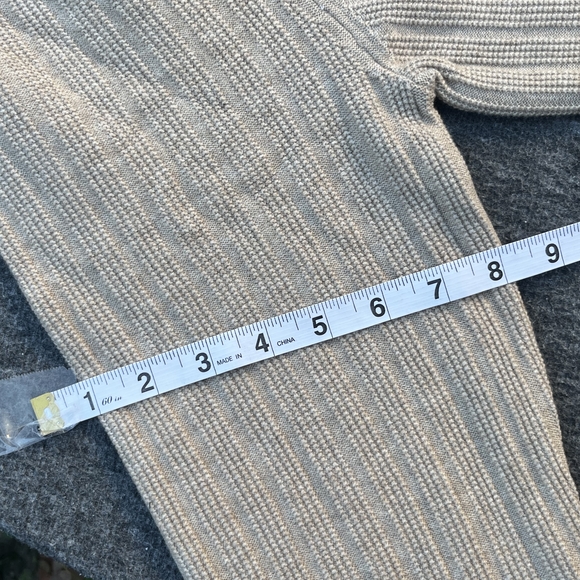 Goodfellow & Co Light Beige Ribbed Button-Front Cardigan - Picture 5 of 6